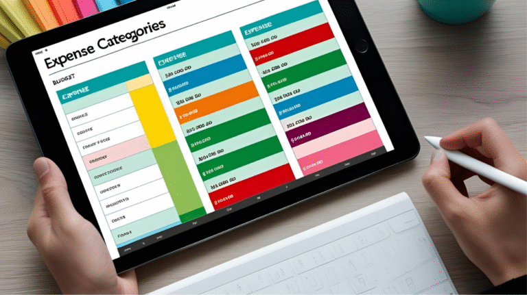 photo of expense tracker