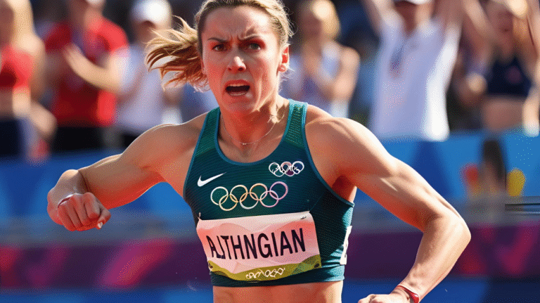 a photo of an Olympic champion
