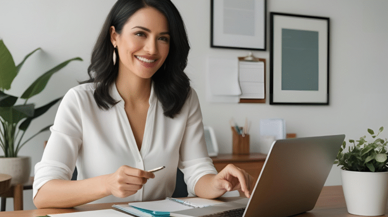 photo of woman budgeting