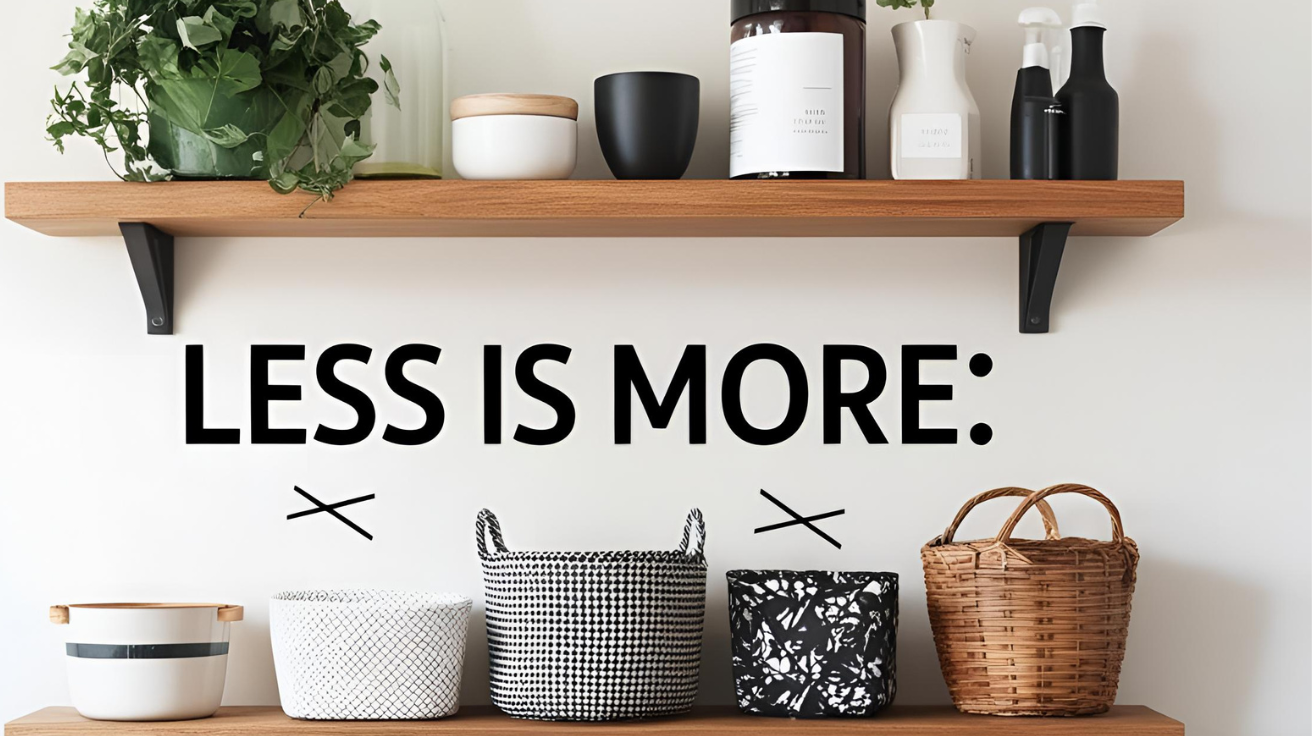 photo of less is more