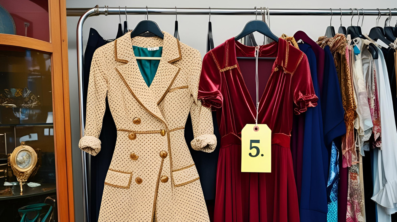 photo of a thrifting shop