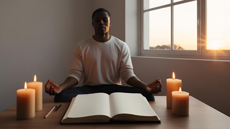 photo of a man living with intention